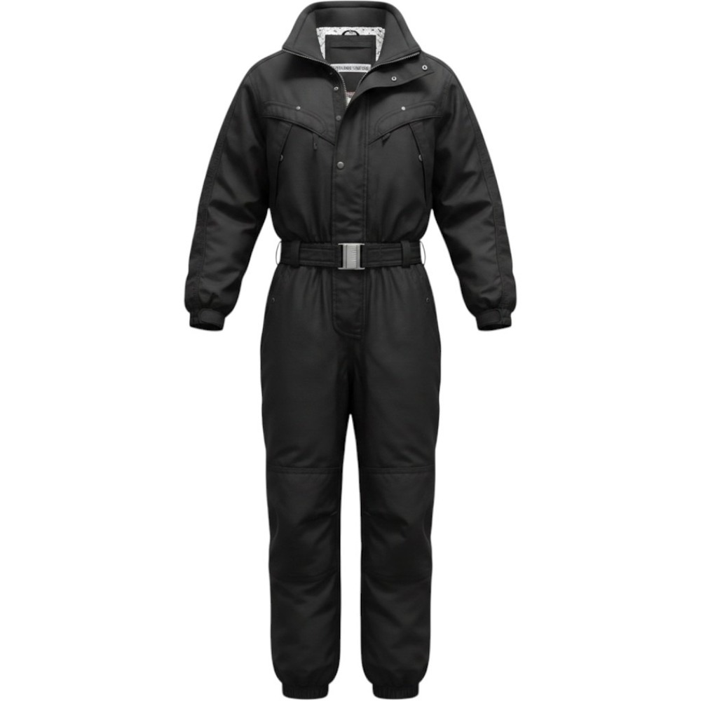 Killy Technical Equipment Womens Black Ski Snow Suit Recco System Size 8 US